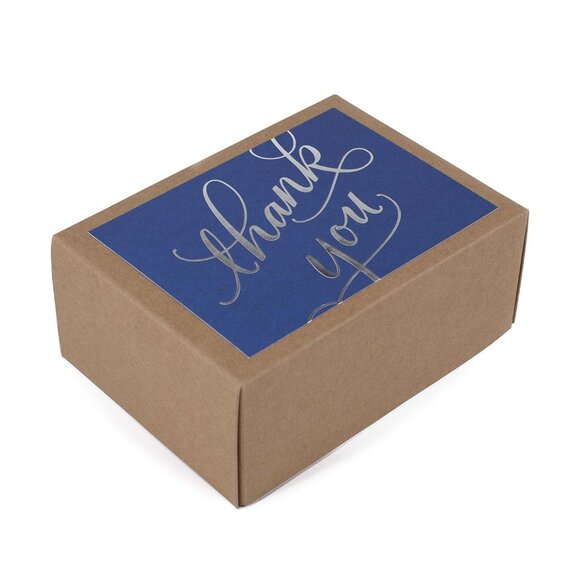 Other - Thank You Notes Silver Foil Script, 40 Cards and Envelopes